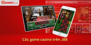 Các game bài casino trên J88